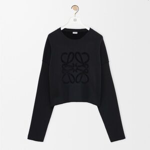 Loewe Black Wool Blend Sweater